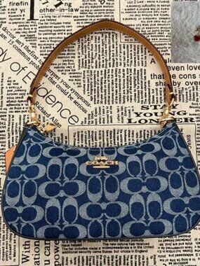 Coach Teri Shoulder Bag In Signature Denim